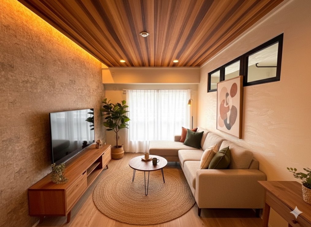 現況の物件写真に、CG による画像処理を行っています。家具、家電、照明器具、小物、カーテン、その他のイメージはCG です。本物件には付帯しません。